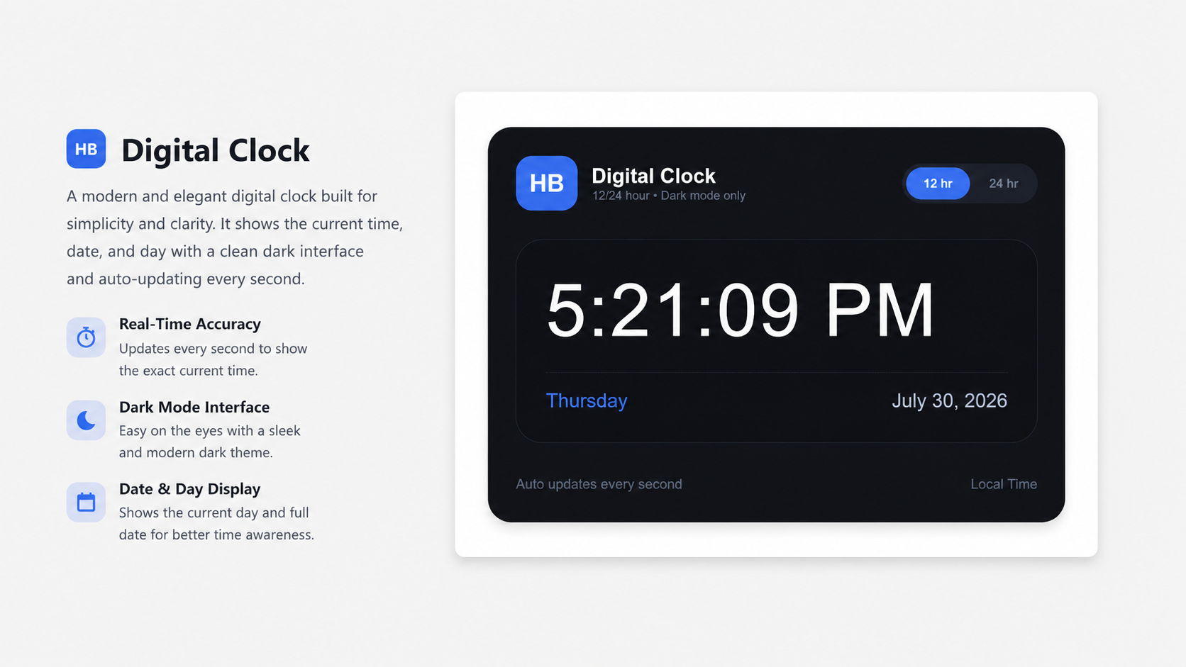 Digital Clock